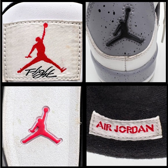 Air Jordan 4 Shoes Sneakers Retro GS Boys Size 6.5Y White Cement Grey 408452-103 - Picture 13 of 14